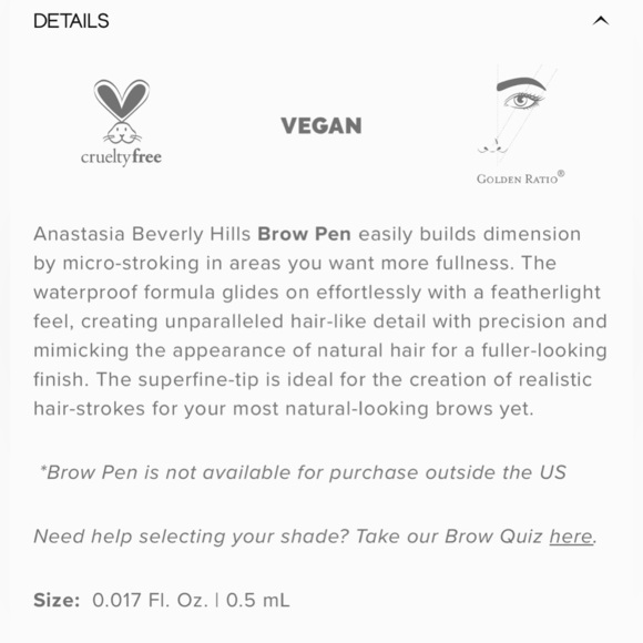 NIB Anastasia Beverly Hills Brow Pen in Blonde - Picture 8 of 14